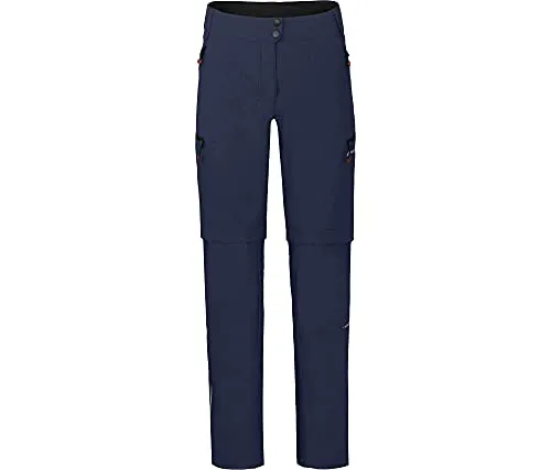 Bergson Vina Zipp-Off | Damen 2in1 Radhose (mit gepolsterter Innenhose), robust, elastisch, Peacoat Blue [368], 17 - Damen