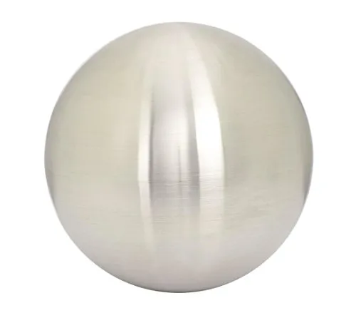 Dehner Edelstahlkugel, gebürstet, Silber