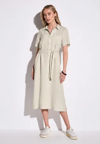 STREET ONE Midikleid mit Bindegürtel zum Taillieren von Street One