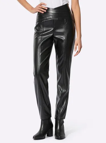 creation L Jerseyhose Lederimitat-Hose komfortabel