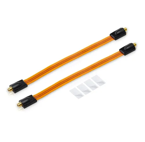 conecto 2x conecto Premium Fensterdurchführung für SAT Kabel koaxial inkl. SAT-Kabel