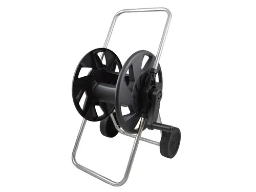 Stabiler Schlauchwagen für 31-50 m Gartenschlauch - Schlauchwagen & -halter aus langlebigem verzinktem Stahl, ideal für den Außenbereich und hält bis zu 60 m 1/2