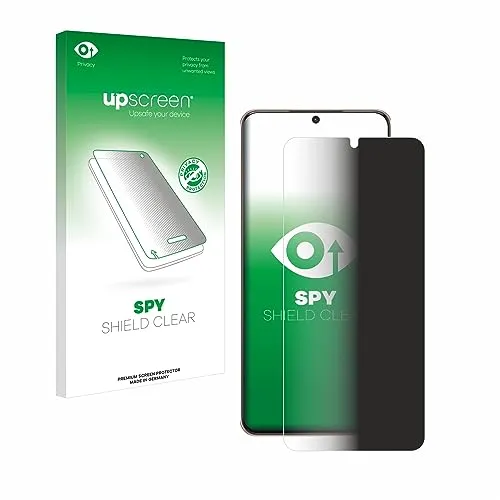 upscreen Anti-Spy Blickschutzfolie für Samsung Galaxy S21 Plus 5G Made in Germany, Privacy Screen Displayschutz-Folie [Sichtschutz, Blaulichtfilter]