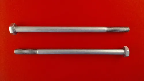 2X M10x180 Sechskantschrauben Teilgewinde Edelstahl A2 DIN 931 - 10 x 180