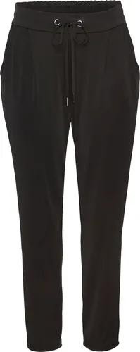 LASCANA Schlupfhose für Damen in Schwarz - Stoffhose aus glatter Jerseyqualität, bügelfrei und ideal für den Sommer. Mit praktischen Taschen und figurumspielendem Schnitt für optimalen Tragekomfort.