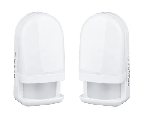 TRANGO LED Nachtlicht 2er Set mit Bewegungsmelder - Das TRANGO LED Nachtlicht mit Bewegungsmelder sorgt für Licht, wo immer Sie es brauchen. Batteriebetrieben und ohne Steckdose, ideal für Flur, Treppen und Kinderzimmer. Automatische Aktivierung bei Dunkelheit.