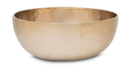 XDrum Therapeutic Klangschale Ton F 2100 g - Handgehämmerte Klangschale für Herzchakra, harmonisiert Energie und unterstützt Blockadenlösung, 27 cm Durchmesser