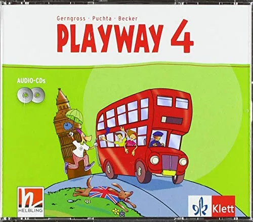 Playway 4: Audio-CD für Lehrende der Klasse 4 - Hörbücher für den Englischunterricht ab Klasse 3, ideal für interaktive Lernmethoden und unterstützt das Sprachverständnis.