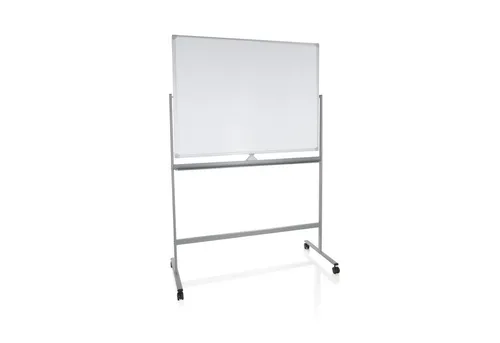 hjh OFFICE Whiteboard MULTIBOARD I Stahl - Präsentationstool mit beidseitig beschreibbarer Fläche, ideal für kreative Teamarbeiten und effektive Ideenpräsentationen.