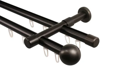 Gardinen- & Vorhangstangen Schwarz von iso-design