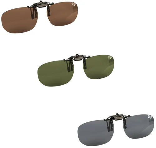 MIKADO Total Fishing Sonnenbrille mit Clip für Brillenträger - Entdecken Sie die MIKADO Total Fishing Sonnenbrille mit polarisierenden Gläsern. Ideal für Angler, da sie Blendungen minimiert und Kontraste verbessert. Perfekt für Brillenträger – einfach über die reguläre Brille clippen.