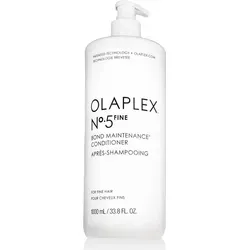 Olaplex No 5FINE Bond Maintenance Conditioner 1000ml - Conditioner für feines Haar, der intensiv Feuchtigkeit spendet, repariert und schützt. Schwerelose Formel für langanhaltendes Volumen und Sprungkraft.