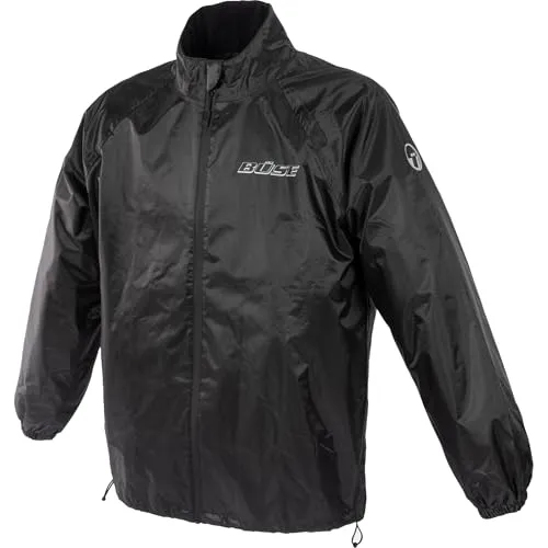 Büse Spray Motorrad Regenjacke, schwarz, 9XL - Funktionswäsche für Biker, wasserdicht und atmungsaktiv für optimalen Schutz bei jedem Wetter.