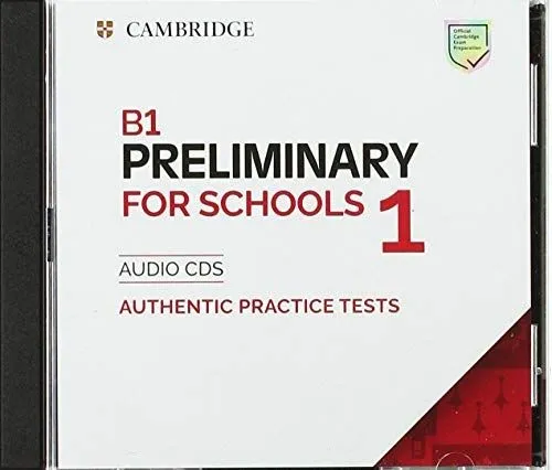 Cambridge English B1 Preliminary for Schools 1: Test Audio CDs - Sprachkurs: Audio-CDs für die B1 Prüfungsvorbereitung, ideal zur Verbesserung der Hörverständnisfähigkeiten.