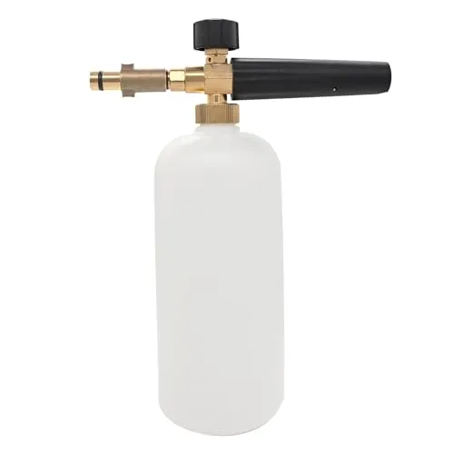 Rediboom Einstellbare Schaumkanone Schneeschaum Lanze Seifenspender, Kompatibel mit Nilfisk Gerni Hochdruckreiniger