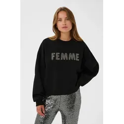 Kaffe Sweatshirt in Schwarz - L von Kaffe