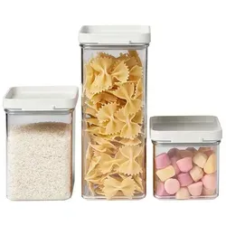 Mepal Vorratsdose Omnia 3tlg. Kunststoff Weiß von Mepal