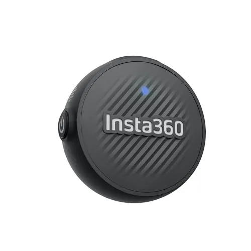Insta360 Mic Air Transmitter, ultraleichte 7,9 g, Drahtloses Mikrofon Luna Ultra/X5/X4/X4 Air/Ace Pro 2/GO Ultra, Rauschunterdrückung, Vlog, Streaming
