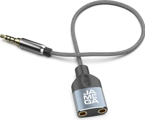 Produktbild 3,5mm Klinken Splitter Klinke Adapter AUX Kopfhörer Klinkenkabel Audio Kabel