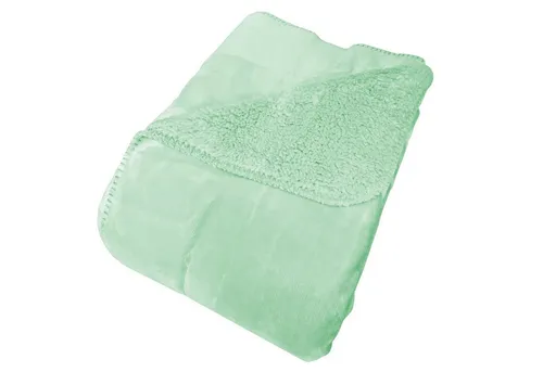 Wohndecke Flanell und Sherpa, VIVA Home, Oberseite weicher Flanell und Rückseite wärmendes Sherpa