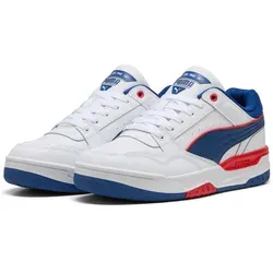 PUMA Unisex Rebound Retro Sneaker, 46 EU - All TIME RED-Clyde ROYAL White - Herren-Sneaker mit regulärer Breite, Leder-Overlays und atmungsaktivem Mesh-Schaft für optimalen Tragekomfort.