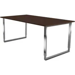Höhenverstellbarer Schreibtisch Aveto Bügelgestell 160x80cm von Kerkmann