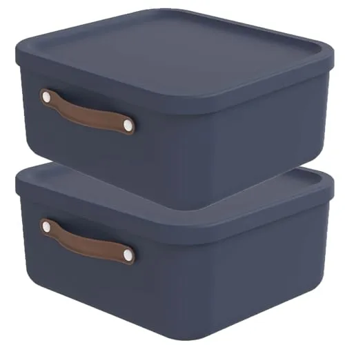 ROTHO Aufbewahrungsbox 2er-Set Maloja 20l von Rotho