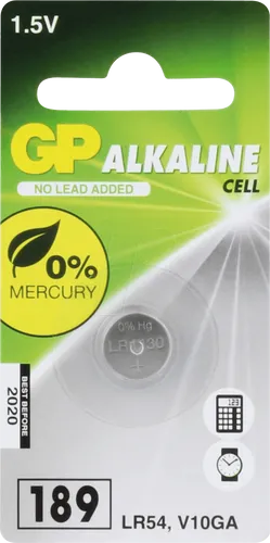 GP LR 54 - Alkaline Knopfzelle, 189