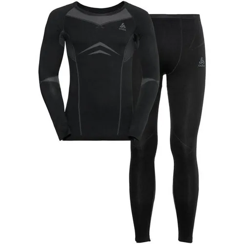 Odlo Herren Funktionsunterwäsche Set FUNDAMENTALS PERFORMANCE WARM, XXL - Funktionsunterwäsche für optimale Bewegungsfreiheit und hervorragendes Feuchtigkeitsmanagement. Ideal für jedes Wetter, drinnen und draußen. Nachhaltig entworfen in der Schweiz.