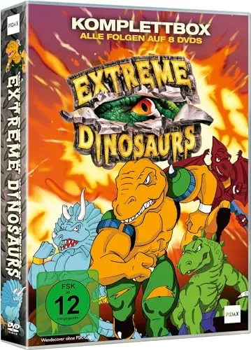 Extreme Dinosaurs - Die Komplettbox: Vollständige 52-teilige 90er Zeichentrickserie - Dinosaurier Action Serie (Pidax Animation) [8DVDs] [8 DVDs]