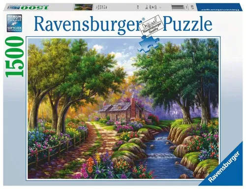 Ravensburger Puzzle Cottage am Fluß, 1000 Puzzleteile von Ravensburger