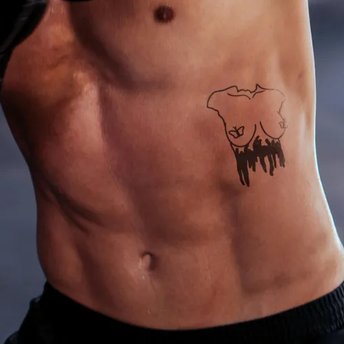 Artsy Statue Tattoo, wasserfestes temporäres Tattoo - Inkster®