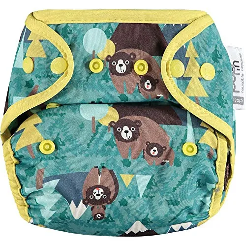 Pop-in-Einzelknöpfe V2 Bambus Bear