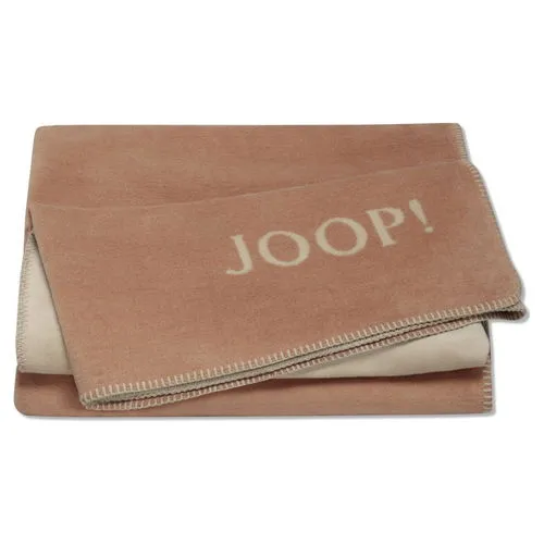 Joop! Wohndecke Uni-Doubleface Kupfer Sand in beige von JOOP! Living