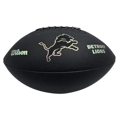 Wilson NFL Detroid Lions Metallic Premiere Football Offizielle GrÃ¶Ãe 9 - schwarz