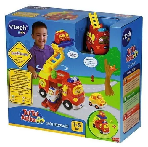 VTECH Tut Tut Cars Großes Feuerwehrauto 60810 - Sonstige, interaktives Feuerwehrauto mit Licht- und Soundeffekten für kreatives Spielvergnügen und spannende Einsätze!