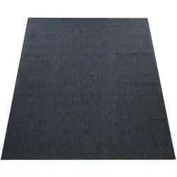 Paco Home Outdoor Teppich Navy-Blau 140x200 cm - Wetterfester Teppich in moderner Sisaloptik, ideal für Garten, Terrasse & Balkon. Pflegeleicht, UV-beständig und robust – perfekt für jeden Außenbereich.