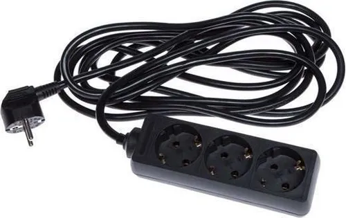 Okko Ext Cord Kf-Gs-03-A 3X1.5 5M 3P Black