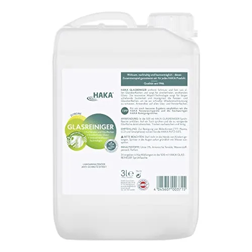 HAKA Glasreiniger Spray 3 Liter Nachfüllkanister von HAKA