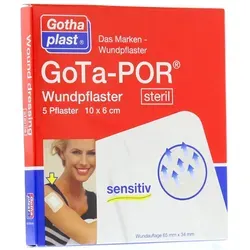 Gota-por Wundpflaster Steril 60x100 mm 5 St