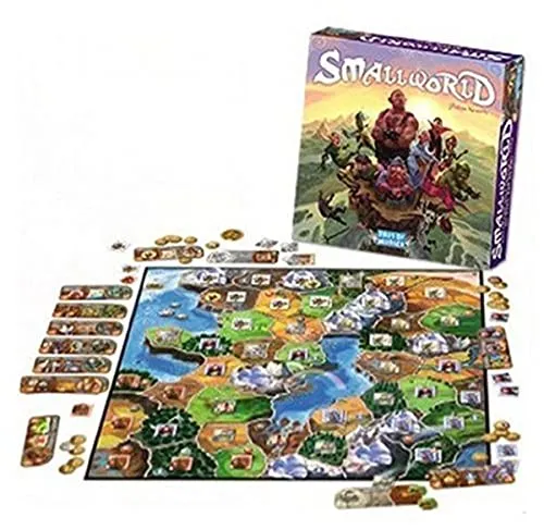 Small World von Days of Wonder - Strategisches Brettspiel für 2-5 Spieler - Gesellschaftsspiel für 2-5 Spieler ab 8 Jahren, mit einzigartigen Fantasy-Rassen und spannenden Imperien, die um begrenzten Platz kämpfen.