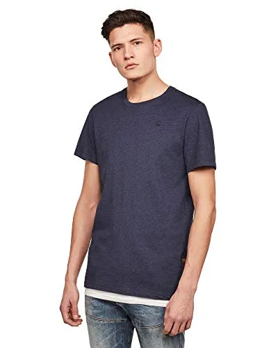 G-STAR Herren Base-S T-Shirt – Bequem und Stilvoll - Hochwertiges T-Shirt mit geripptem Ausschnitt und geradem Saum. G-STAR Stickerei auf der Brust sorgt für einen originellen Look. Ideal für den Alltag und bietet hervorragenden Tragekomfort.