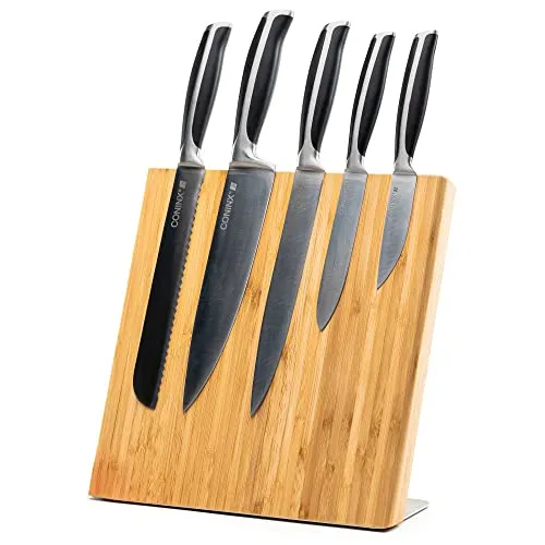 Coninx Magnetischer Messerblock Unbestückt XL, 27.5cm Messerhalter Magnetisch, Messerständer zur Sicheren, Sauberen und Ordentlichen Aufbewahrung von Messern Robuster Messerblocks Ohne Messer