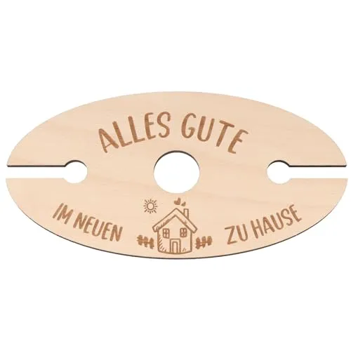 Spruchreif | Praktisches Geschenk für Weinliebhaber | Weinglashalter aus Holz | Holz Weinständer | Geschenkidee Holz | Stilvolles Geschenk zum Einzug