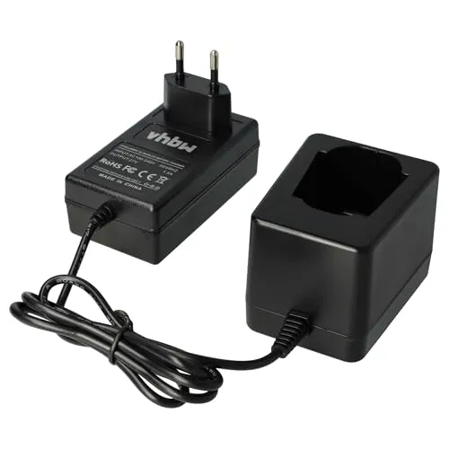 vhbw Ladegerät kompatibel mit Metabo BST18, BS 15.6 Plus, BST 15.6, BS 12 SP, BSP9.6, BST 15.6 Plus, BSP18 Werkzeug NI-Cd, NiMH-Akkus
