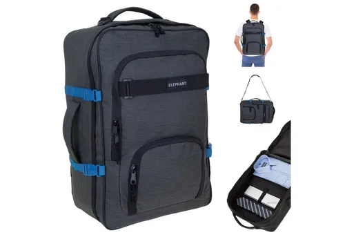 ELEPHANT Reiserucksack Fly Travel - Rucksacktaschen für Flugreisen, IATA-konform und mit 42 Litern Volumen, ideal für kostensparendes Handgepäck.