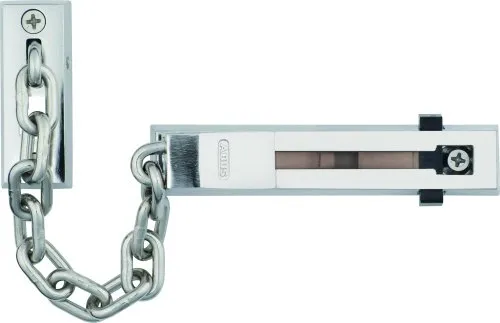 Abus Türkette SK66 N SB - Elegante Sicherheit für Ihr Zuhause - Türsicherung & Fenstersicherung, formschöne Türkette für Haus- und Wohnungstüren, bietet zusätzliche Sicherheit und Komfort.