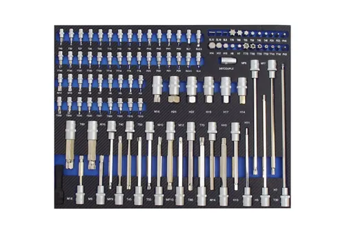 TRUTZHOLM Profi Werkstattwagen Einlagen Werkzeugeinlage - Werkzeug-Sets mit stabiler Schaumstoffeinlage (520x400mm) für optimale Organisation und Schutz Ihrer Werkzeuge, ideal für jede Werkstatt.