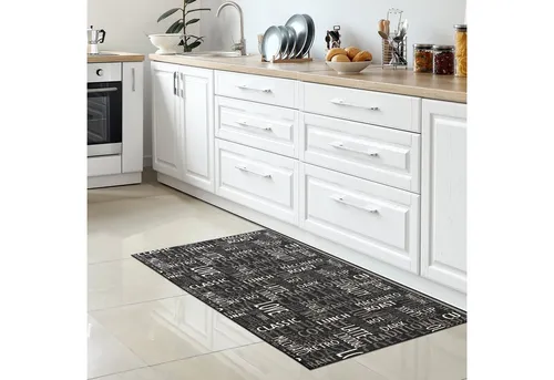 Carpetia Küchenläufer Küchenteppich Modern, rechteckig, Höhe: 5 mm, rutschhemmender Rücken, pflegeleicht, robust