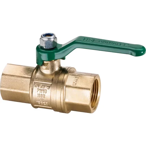 Hermann schmidt HS Trinkwasser-Kugelhahn Uniwater 1449 3/4, MS, DG, Stahlheb. gr, o Entleerung (81449020)